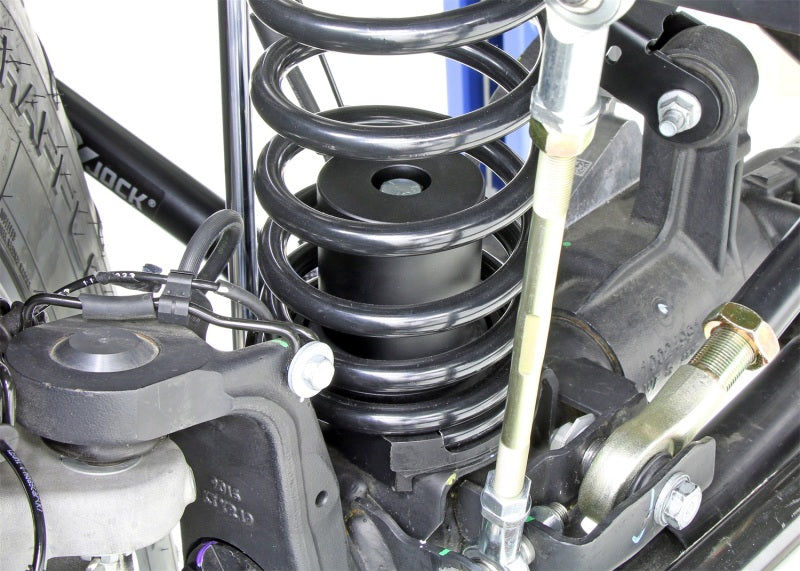 ROK Bump Stops - RockJock JL Bump Stop Kit Front w/ Billet Aluminum Spacers Hardware