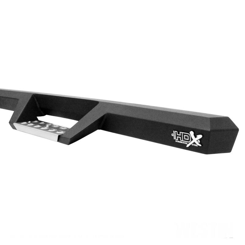 WES Nerf Bars - HDX Drop - Westin 09-14 Ford F-150 Supercrew HDX Stainless Drop Nerf Step Bars - Tex. Blk