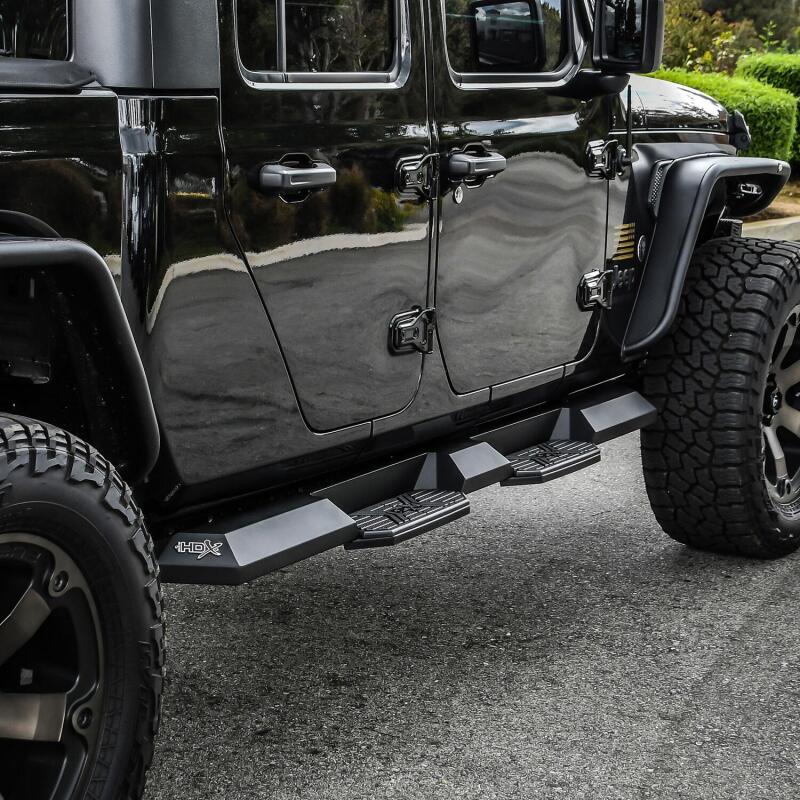 WES Nerf Bars - HDX Xtreme - Westin 2020 Jeep Gladiator HDX Xtreme Nerf Step Bars - Textured Black