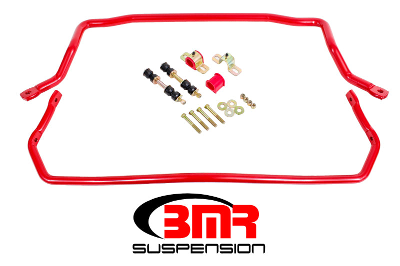 BMR Sway Bar Kits - BMR 78-87 G-Body Front & Rear Sway Bar Kit w/ Bushings - Red