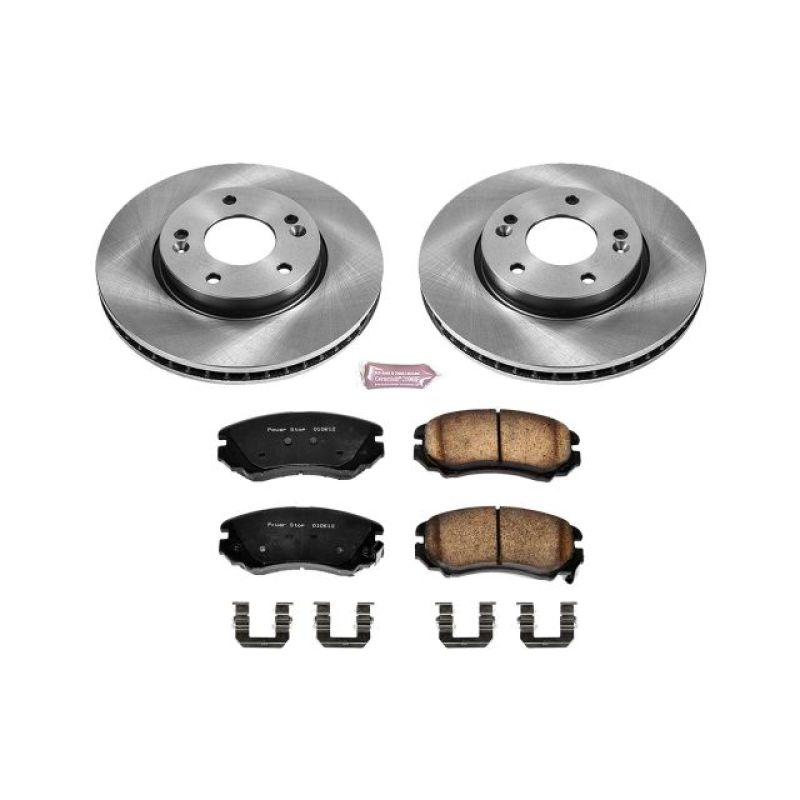 PSB Autospecialty Kit - Power Stop 10-11 Kia Soul Front Autospecialty Brake Kit