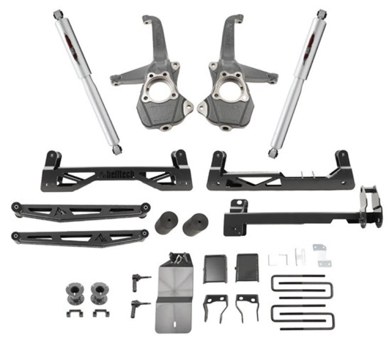 BT Lift Kit w Shocks - Belltech 19-20 Chevrolet Silverado / GMC Sierra 1500 4WD 6in Suspension Lift Kit w/ Shocks