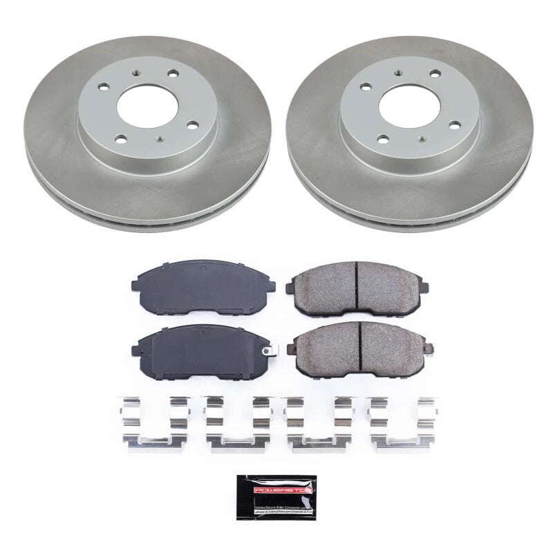 PSB Semi-Coated Rotor Kits - Power Stop 00-06 Nissan Sentra Front Semi-Coated Rotor Kit