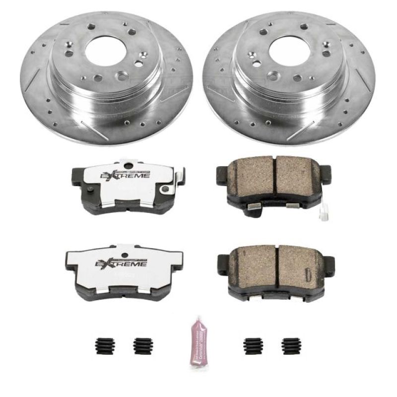 PSB Z26 Street Warrior Kit - Power Stop 99-03 Acura TL Rear Z26 Street Warrior Brake Kit