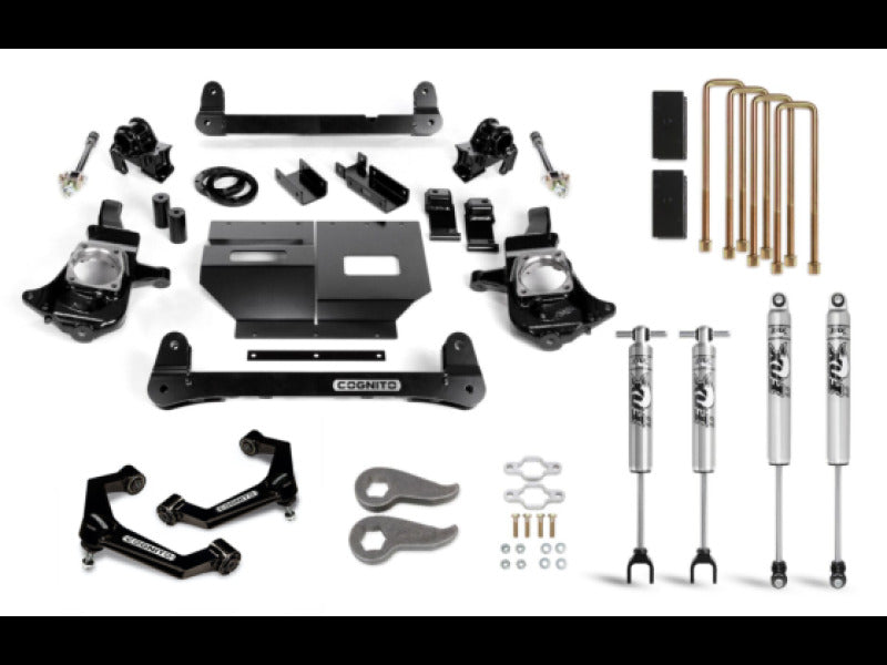 COG Lift Kit - Standard - Cognito 11-19 Chevy/GMC Silverado/Sierra 2500/3500 HD 2WD/4WD 6in Std Lift Kit w/ Fox PS 2.0 IFP