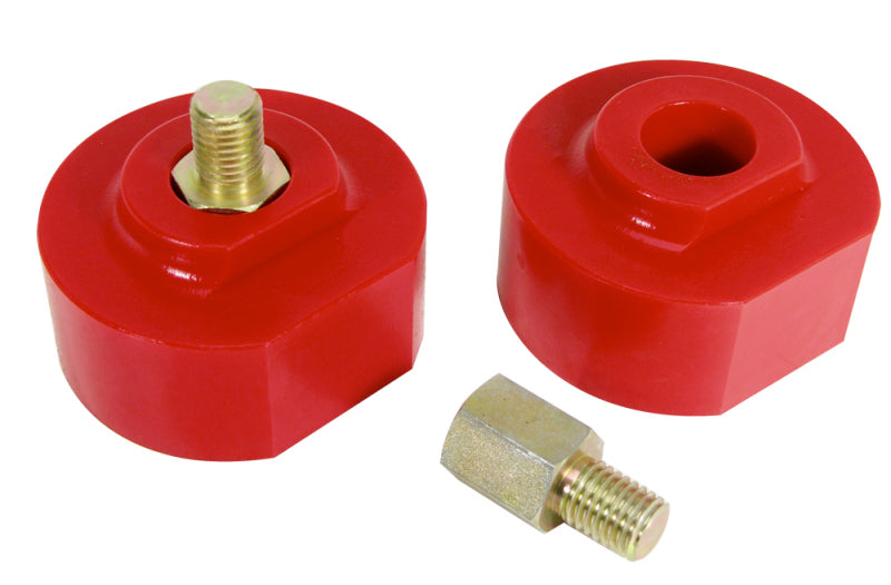 PRO Coil Spring Isolator - Red - Prothane 99-09 Ford F250/350 2wd Front Coil Spring 2in Lift Spacer - Red