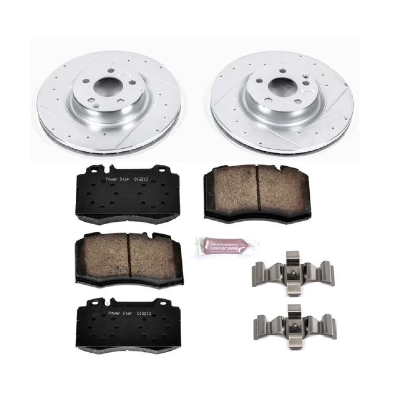 PSB Z23 Evolution Kit - Power Stop 2006 Mercedes-Benz CLS500 Front Z23 Evolution Sport Brake Kit