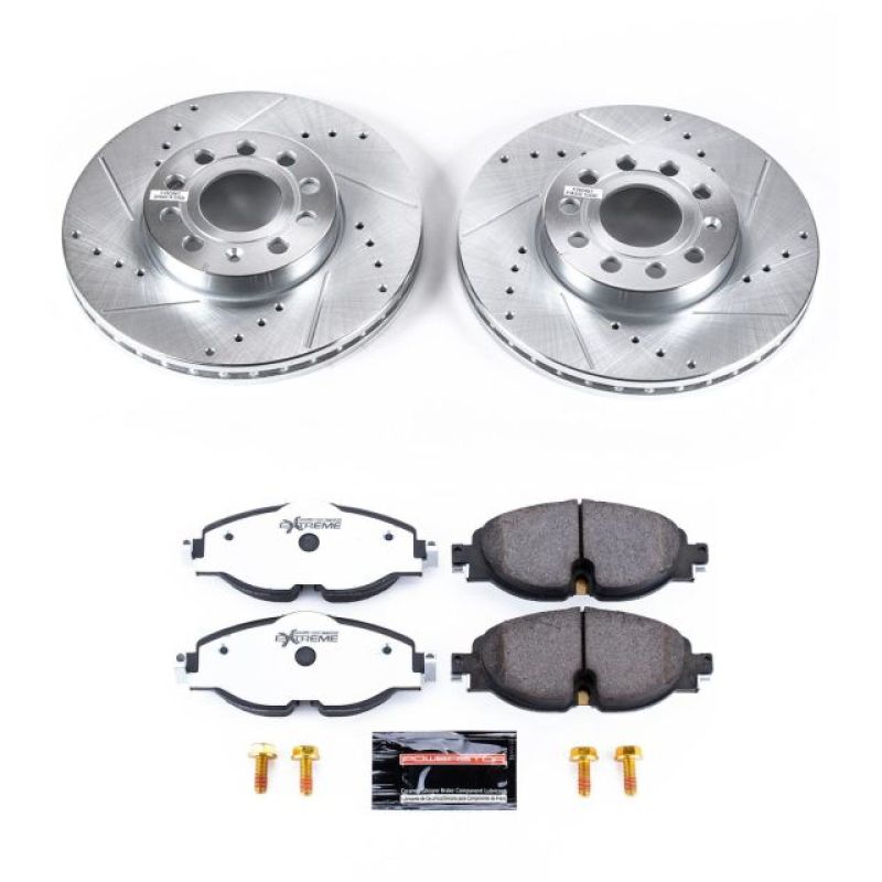 PSB Z26 Street Warrior Kit - Power Stop 15-18 Audi A3 Front Z26 Street Warrior Brake Kit