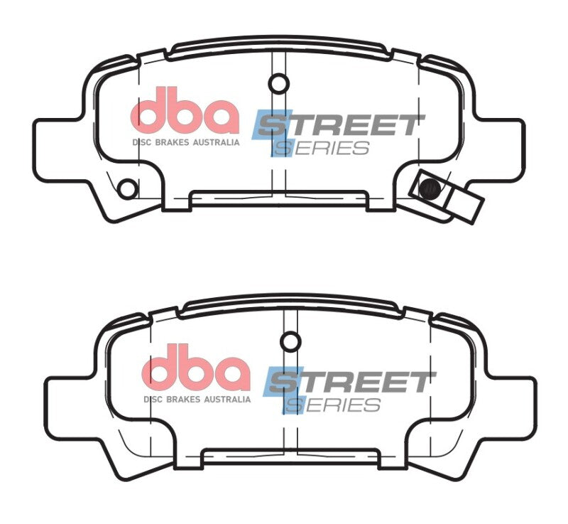 DBA Street Series Brake Pads - DBA 99-03 Subaru Impreza RS Street Series Rear Brake Pads