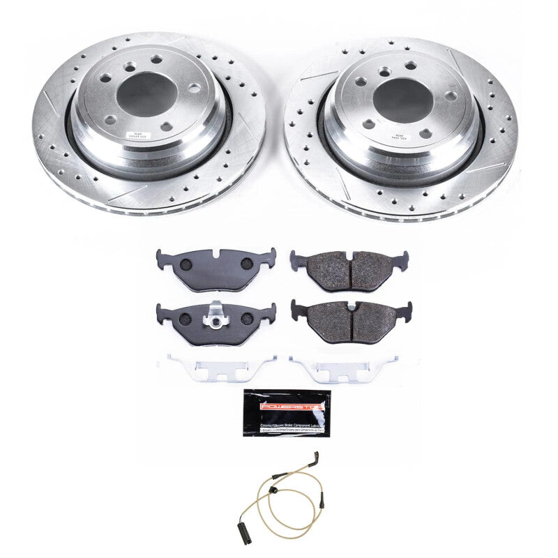 PSB Track Day Kit - Power Stop 99-03 BMW 540i Rear Track Day Brake Kit