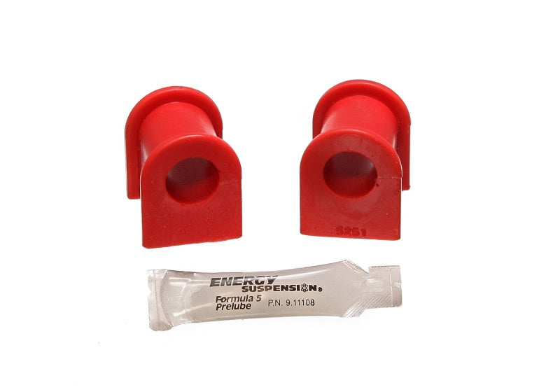 ES Sway Bar Bushings - Red - Energy Suspension 92-95 Toyota MR2 Red 19mm Front Sway Bar Frame Bushings