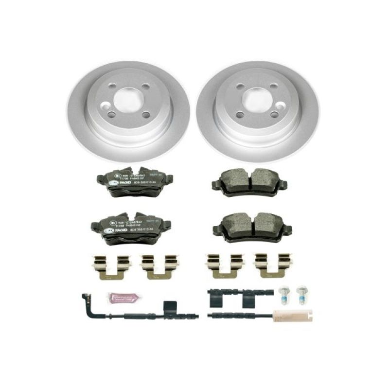 PSB Euro-Stop Kit - Power Stop 07-10 Mini Cooper Rear Euro-Stop Brake Kit