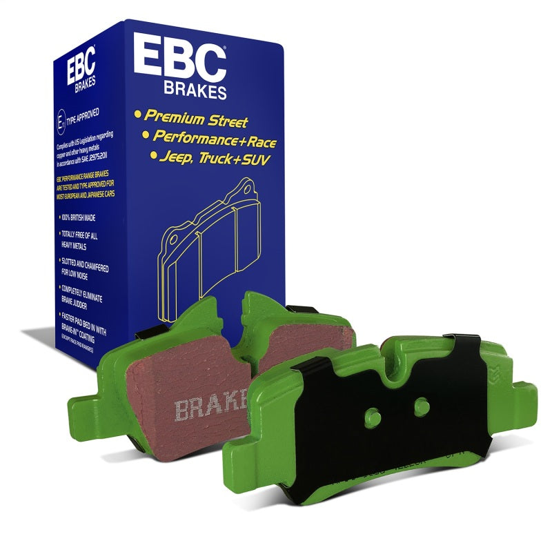 EBC Greenstuff Brake Pad Sets - EBC 14+ Mini Hardtop 1.5 Turbo Cooper Greenstuff Rear Brake Pads