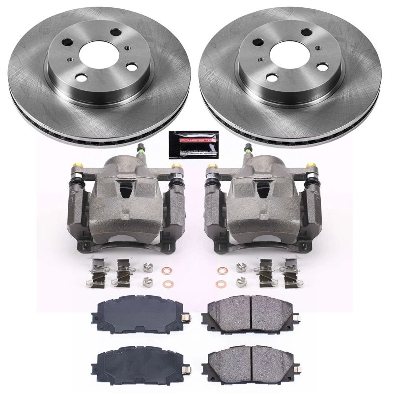 PSB Autospecialty Kit w/Cals - Power Stop 2013 Scion iQ Front Autospecialty Brake Kit w/Calipers