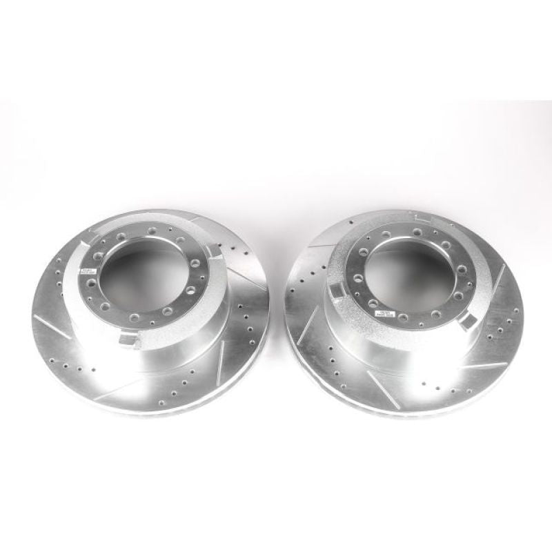 PSB Evolution Drill/Slot Rotor - Power Stop 13-20 Ram 5500 Rear Drilled & Slotted Rotor - Pair