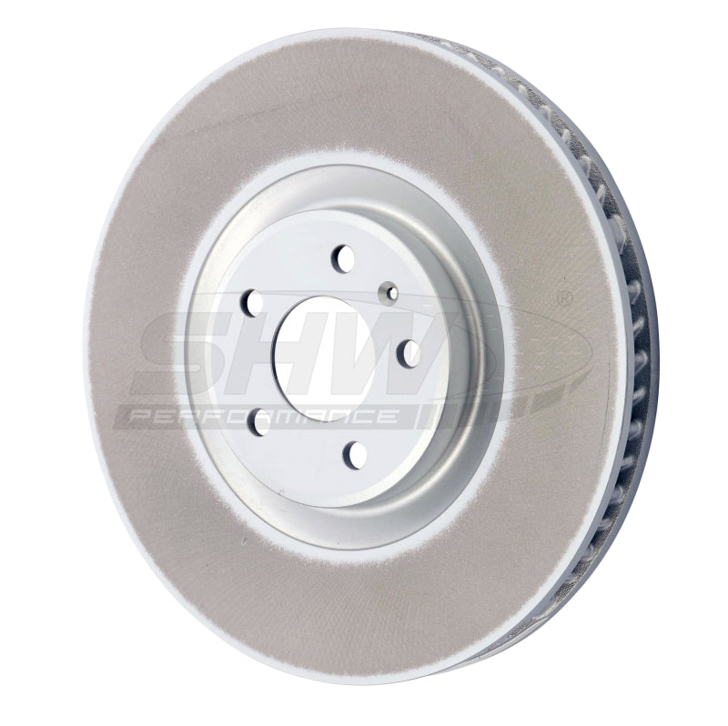 SHW Smooth Monobloc Rotors - SHW 20-21 Porsche Macan GTS 2.9L Right Front Smooth Monobloc Brake Rotor (95B615302AA)