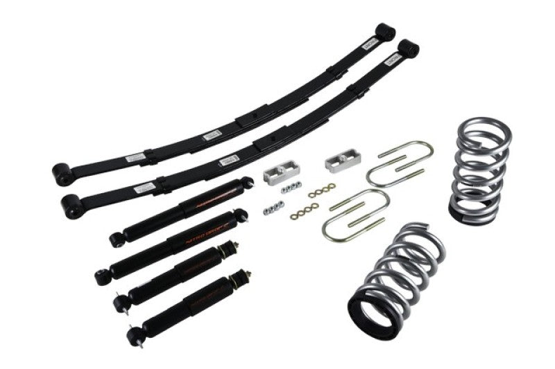 BT Lowering Kit w ND2 Shocks - Belltech LOWERING KIT 95-97 S-BLAZER 6CYL W/ND2