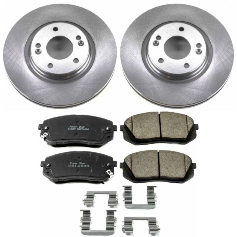 PSB Autospecialty Kit - Power Stop 15-16 Hyundai Sonata Front Autospecialty Brake Kit