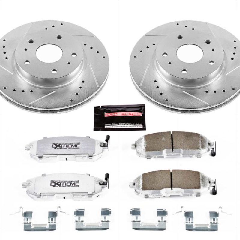 PSB Z26 Street Warrior Kit - Power Stop 07-13 Suzuki SX4 Front Z26 Street Warrior Brake Kit