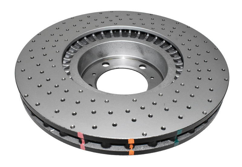 DBA 4000 Series Drilled Rotors - DBA 10-13 Porsche Panamera (Iron Rotor Excl GTS/Turbo/Turbo S) Front 4000 Series Cross Drilled Rotor