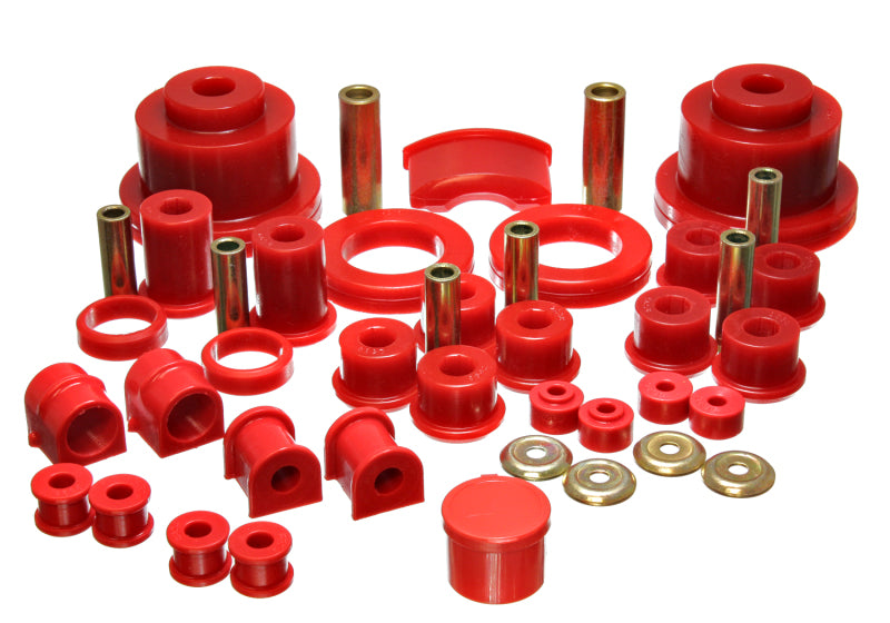 ES Hyper-Flex Sets - Red - Energy Suspension 04 Pontiac GTO Red Hyper-flex Master Bushing Set