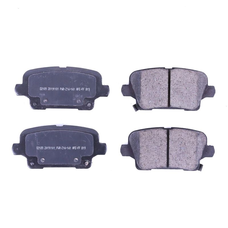 PSB Z16 Evolution Brake Pads - Power Stop 2019 Buick Regal Sportback Rear Z16 Evolution Ceramic Brake Pads