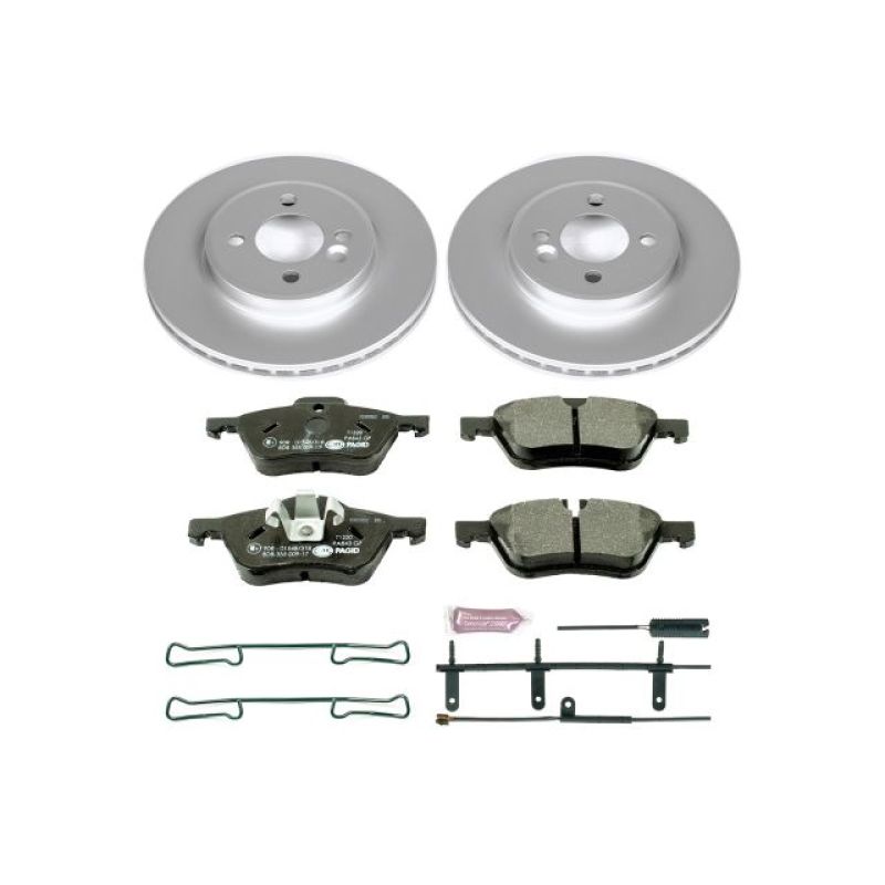 PSB Euro-Stop Kit - Power Stop 02-06 Mini Cooper Front Euro-Stop Brake Kit