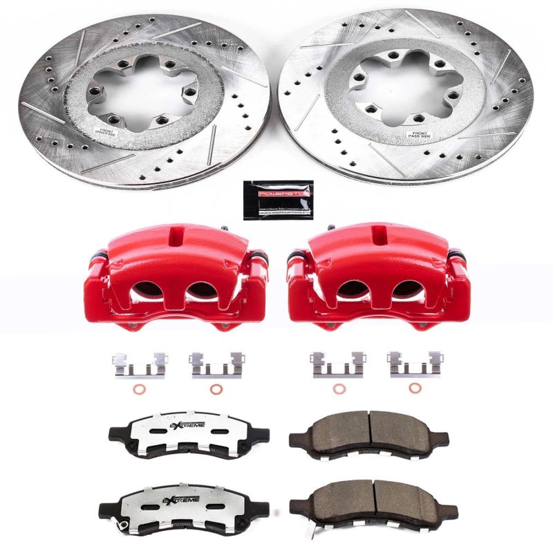 PSB Z36 Truck & Tow Kit - Power Stop 09-12 GMC Canyon Front Z36 Truck & Tow Kit w/Cals