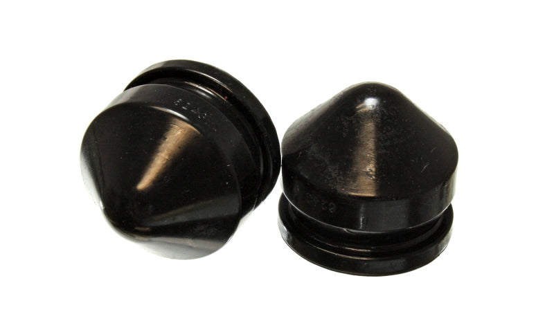 ES Bump Stops - Black - Energy Suspension 02-05 Dodge Ram 1500 2WD Black Front Bumper Stop Set