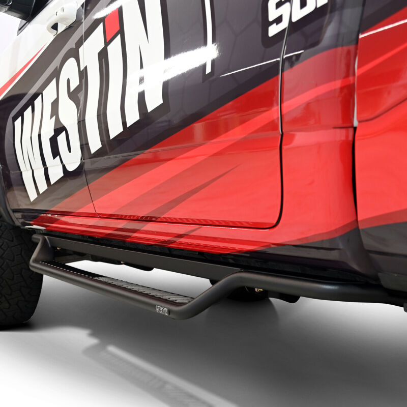 WES Running Boards - Outlaw - Westin 19-25 RAM 1500 CC (Excl. 1500 Classic) Outlaw Drop Running Boards - Tex. Blk