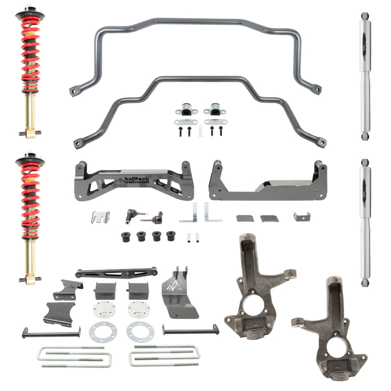 BT Lift Kits - Belltech 16-18 Silverado / Sierra 1500 4wd Ext & Crew Cab 7in. Lift Lift Kit
