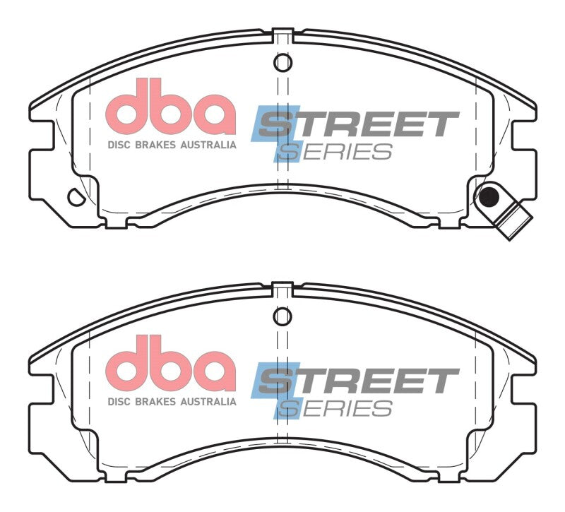 DBA Street Series Brake Pads - DBA 91-99 Mitsubishi 3000GT (Excl VR-4 Models) Street Series Front Brake Pads