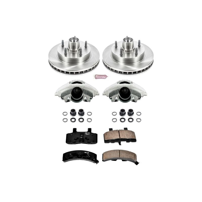 PSB Autospecialty Rotor - Power Stop 94-99 Dodge Ram 1500 Front Autospecialty Kit w/Cals