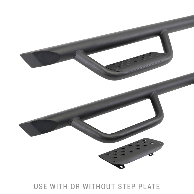 GOR Dom Extreme D2 - Go Rhino Dominator Xtreme D2 Side Steps 52in. Cab Length - Tex. Blk (No Drill/Mounting Brkt Req.)