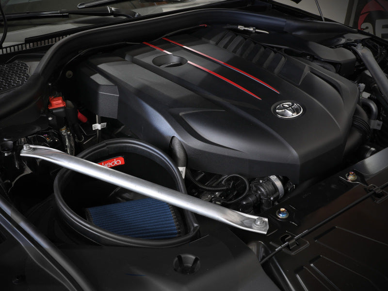 AFE Takeda Stage-2 Cold Air Intakes - aFe Takeda Intakes Stage-2 AIS w/ Pro 5R Media 20-22 Toyota GR Supra (A90) L6-3.0L (t) B58