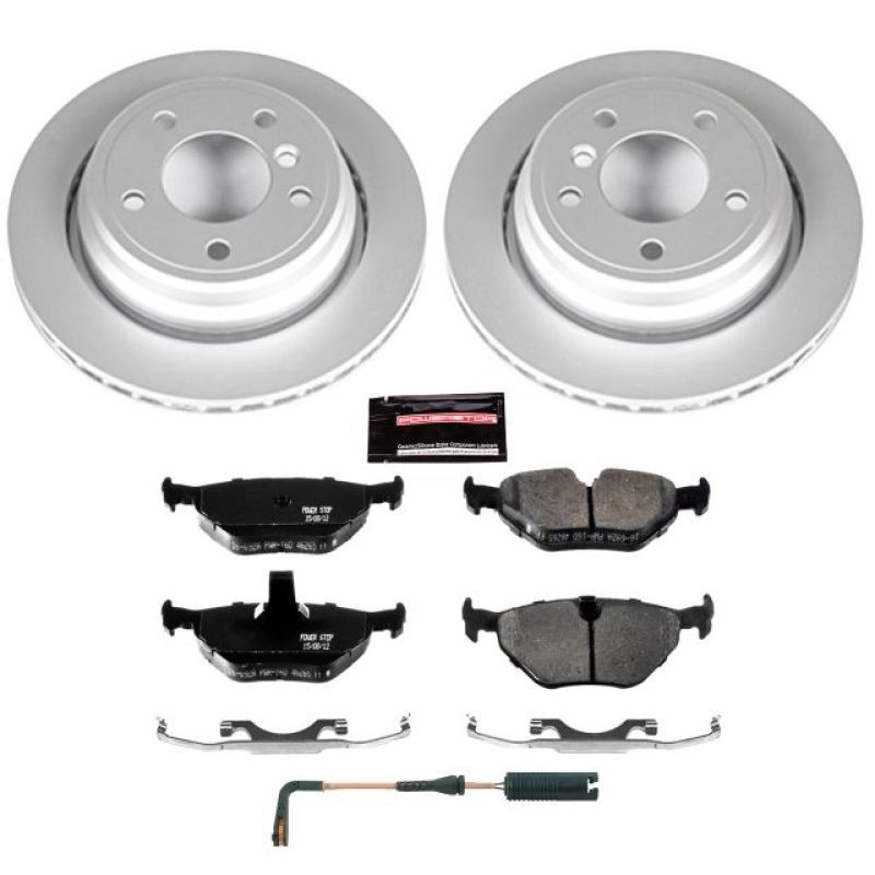 PSB Z23 Evolution Coated Kit - Power Stop 01-03 BMW 525i Rear Z23 Evolution Sport Coated Brake Kit