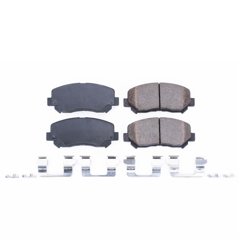 PSB Z17 Evolution Brake Pads - Power Stop 15-17 Chrysler 200 Front Z17 Evolution Ceramic Brake Pads w/Hardware