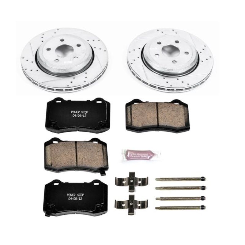 PSB Z23 Evolution Kit - Power Stop 18-19 Dodge Durango Rear Z23 Evolution Sport Brake Kit