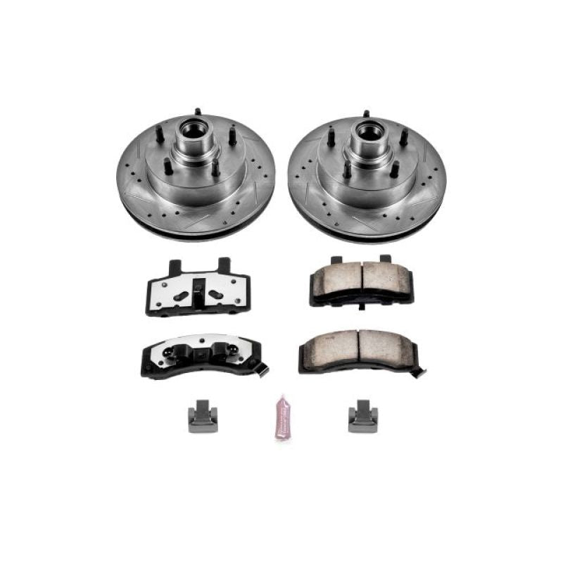 PSB Z36 Truck & Tow Kit - Power Stop 87-93 Ford E-150 Front Z36 Truck & Tow Brake Kit