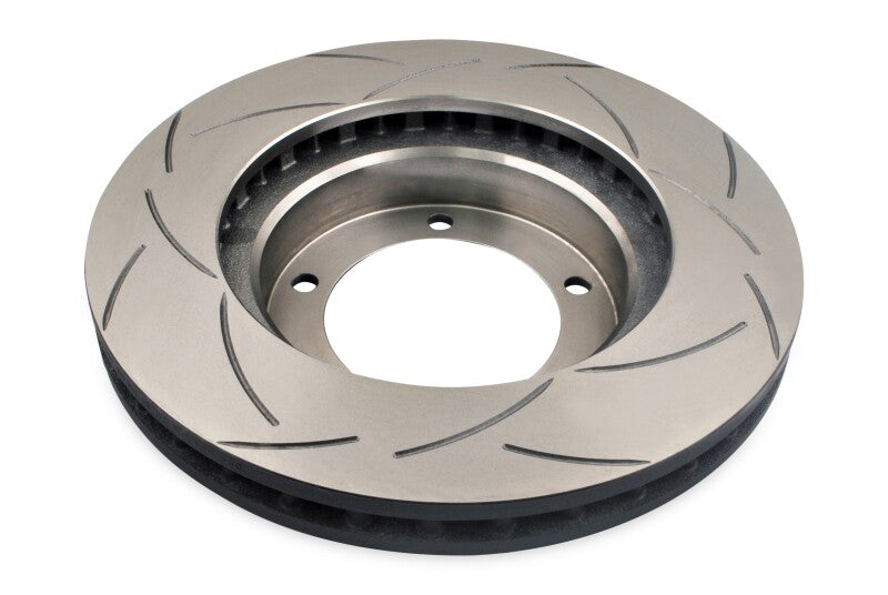 DBA 4x4 Survival Series Rotors - DBA 98-06 Toyota 70 Landcruiser (Reverse Mount) 4X4 Survival T2 Slotted Front Brake Rotor