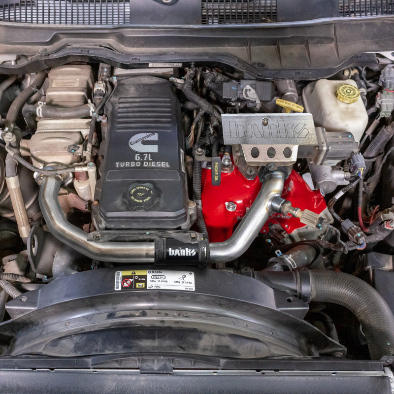 GBE Monster-Ram Intake - Banks Power 19-24 Ram 3500/4500/5500 6.7L Diesel Monster-Ram Intake System w/Fuel Line - Natural