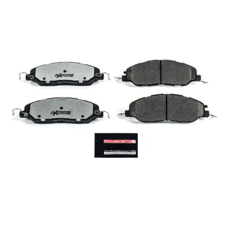 PSB Z26 Extreme Brake Pads - Power Stop 11-14 Ford Mustang Front Z26 Extreme Street Brake Pads w/Hardware