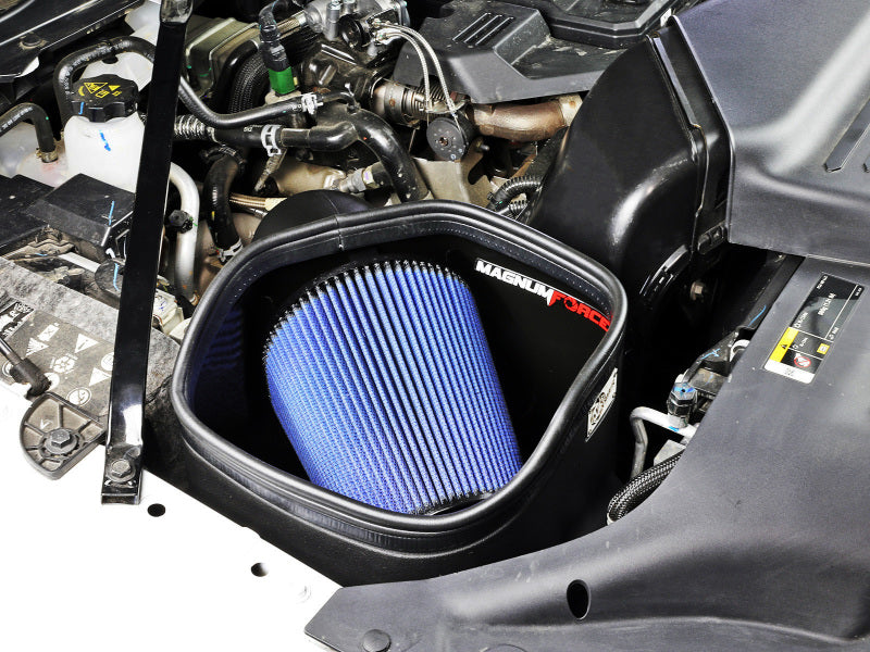 AFE Magnum FORCE Stage-2 Cold Air Intakes - aFe Momentum HD Cold Air Intake System w/ Pro 5R Media 2019 Dodge Diesel Trucks L6-6.7L (td)