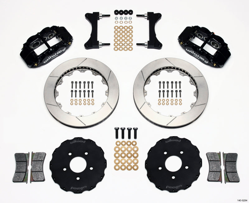 WIL Superlite Brake Kit - Wilwood Narrow Superlite 6R Front Hat Kit 13.06in Mitsubishi EVO VIII