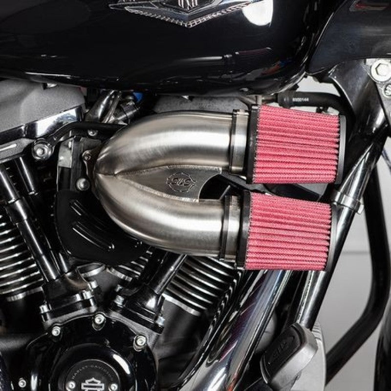 SSC Air Cleaner Kits - S&S Cycle 17-20 M8 Models Tuned Induction Air Cleaner Kit - Stainless Steel