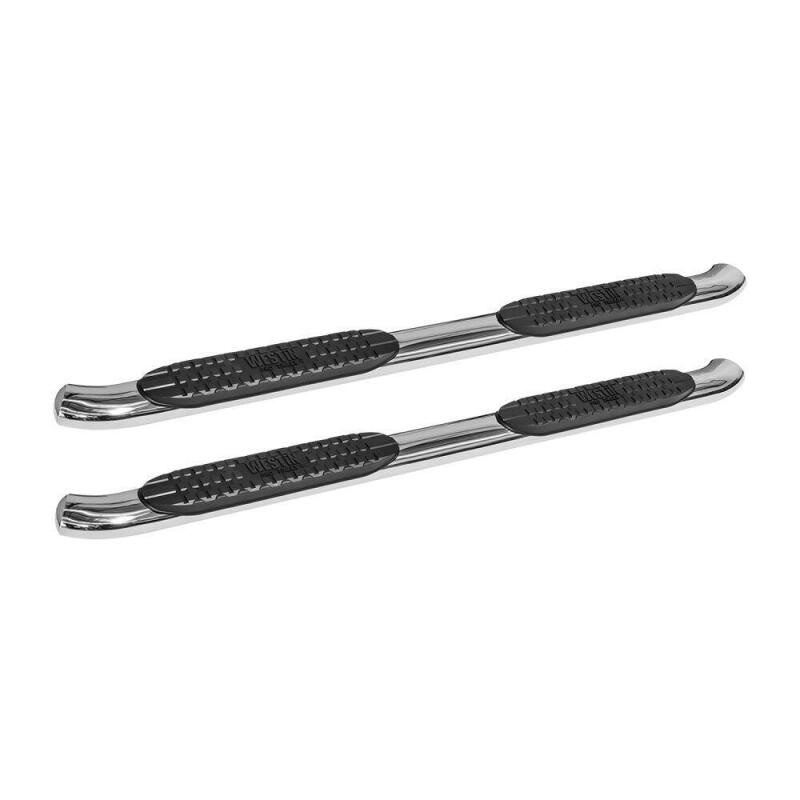 WES Nerf Bars - PRO TRAXX 4 - Westin 2015-2018 Ford F-150 SuperCab PRO TRAXX 4 Oval Nerf Step Bars - SS