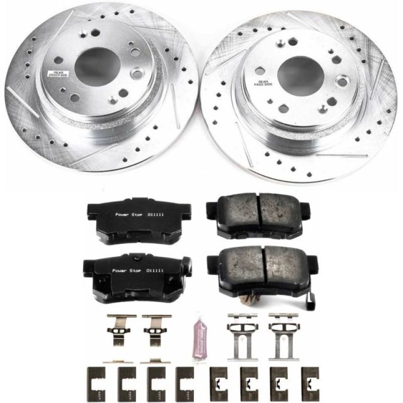 PSB Z23 Evolution Kit - Power Stop 02-04 Acura RL Rear Z23 Evolution Sport Brake Kit