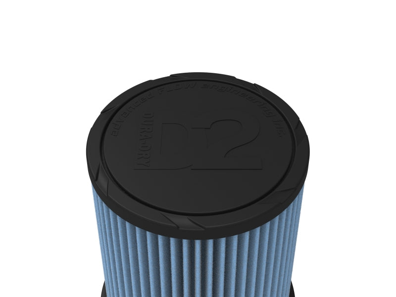 AFE Universal D2 Dura Dry Air Filter - aFe Momentum Intake Replacement Air Filter w/ D2 Dura-Dry Media 4in Fx6in Bx5-1/2in Tx7-1/2in H