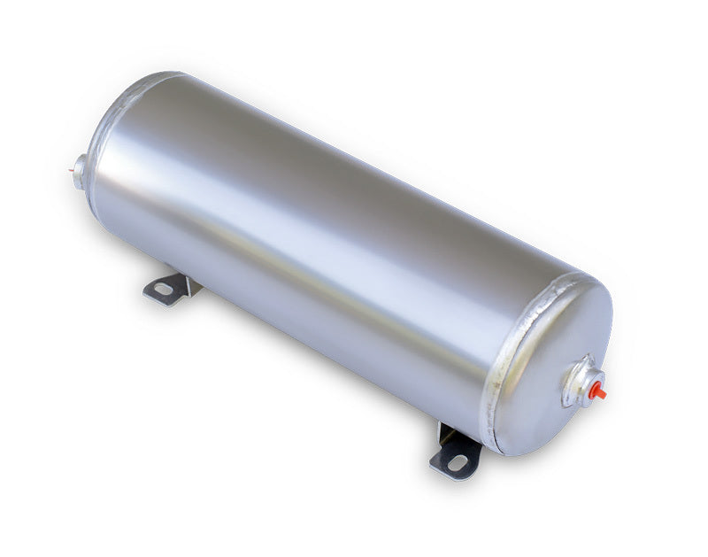 RID Air Tanks - Ridetech Air Tank 2 Gallon Aluminum w/ 2- 1/4in Ports and 1- 1/8in Port