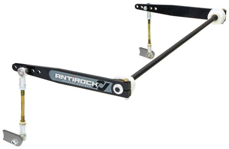 ROK Antirock Sway Bars - RockJock YJ Antirock Sway Bar Kit Front Bolt-On Steel Arms